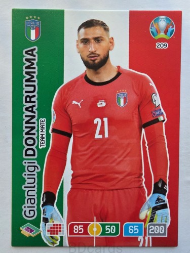 2020 Panini Euro Gianluigi Donnaruma Włochy Nr 209 /O