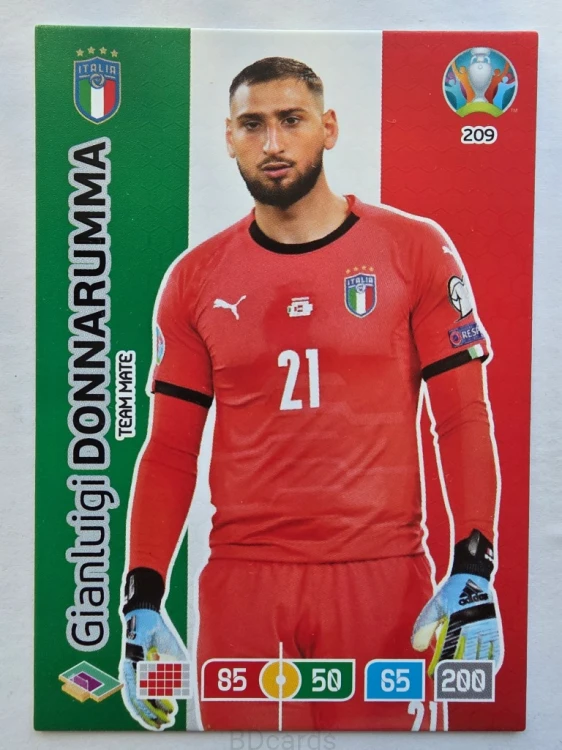 2020 Panini Euro Gianluigi Donnaruma Włochy Nr 209 /O