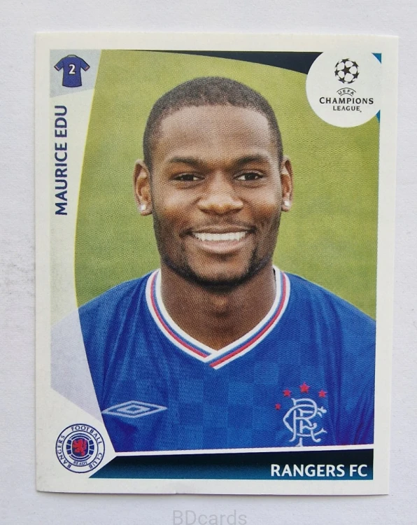 2009-10 Panini Champions League Marice Edu Rangers /CL