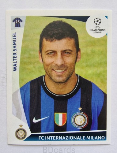 2009-10 Panini Champions League Walter Samuel Inter /CL