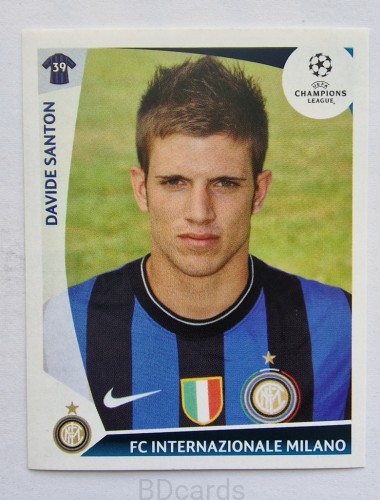 2009-10 Panini Champions Davide Santon Inter /CL