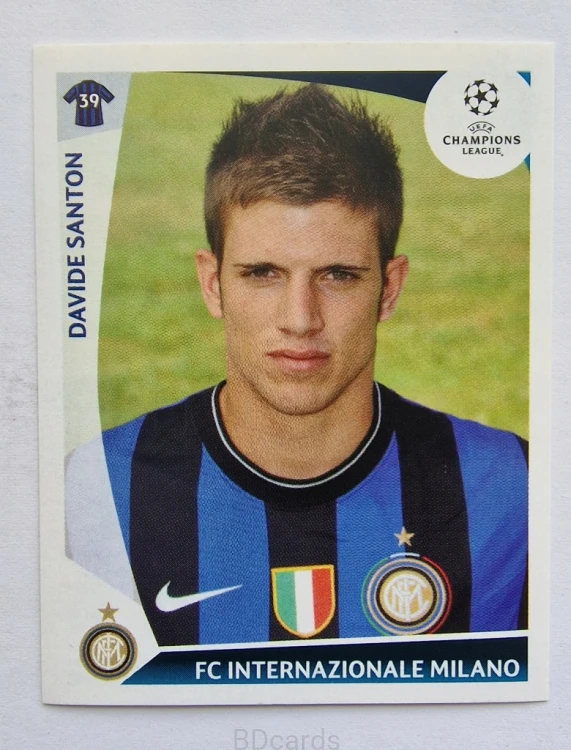 2009-10 Panini Champions Davide Santon Inter /CL