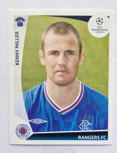 2009-10 Panini Champions League Kenny Miller Rangers /CL