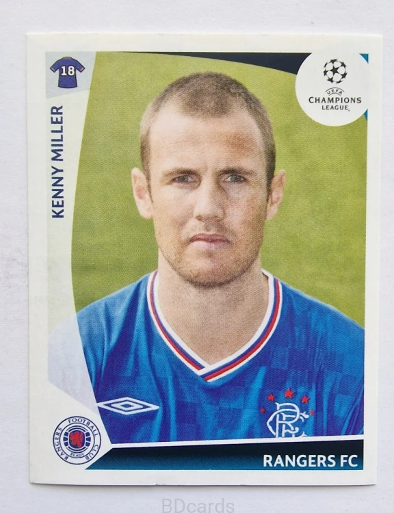 2009-10 Panini Champions League Kenny Miller Rangers /CL