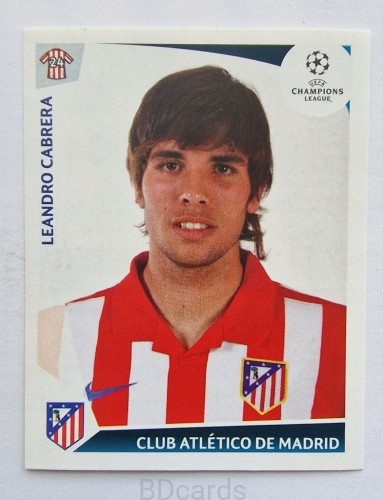 2009-10 Panini Champions League Leandro Cabrera Atletico Madryt /CL
