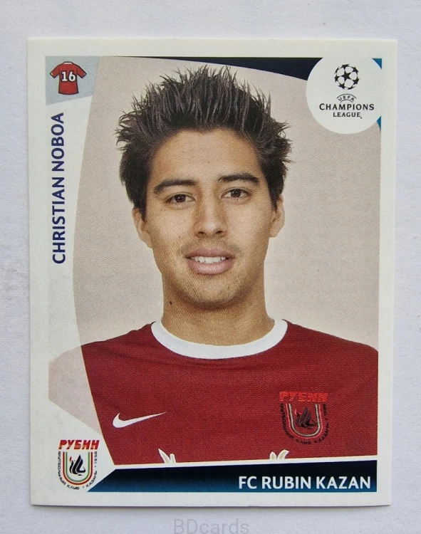 2009-10 Panini Champions League Christian Noboa Rubin Kazan /CL