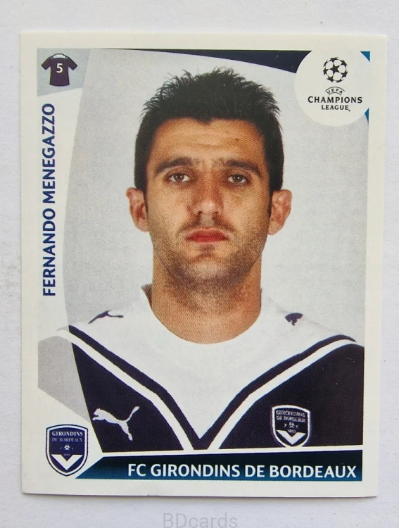 2009-10 Panini Champions League Fernando Menegazzo Girondins Bordeaux /CL