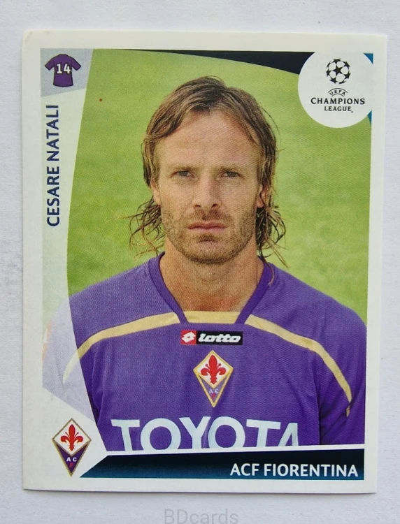 2009-10 Panini Champions League Cesare Natali Fiorentina /CL