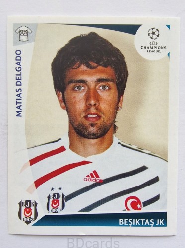 2009-10 Panini Champions League Matias Delgado Besiktas /CL