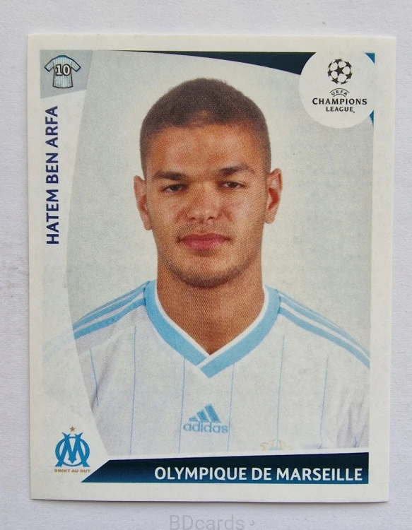 2009-10 Panini Champions League Hatem Ben Afra Olympique Marsylia /CL