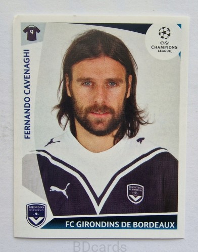 2009-10 Panini Champions League Fernando Cavenaghi Girondins Bordeaux /CL