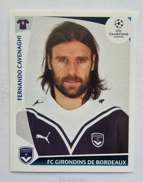 2009-10 Panini Champions League Fernando Cavenaghi Girondins Bordeaux /CL