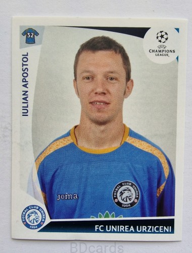 2009-10 Panini Champions League Oolian Apostol FC Unirea Urziceni /CL