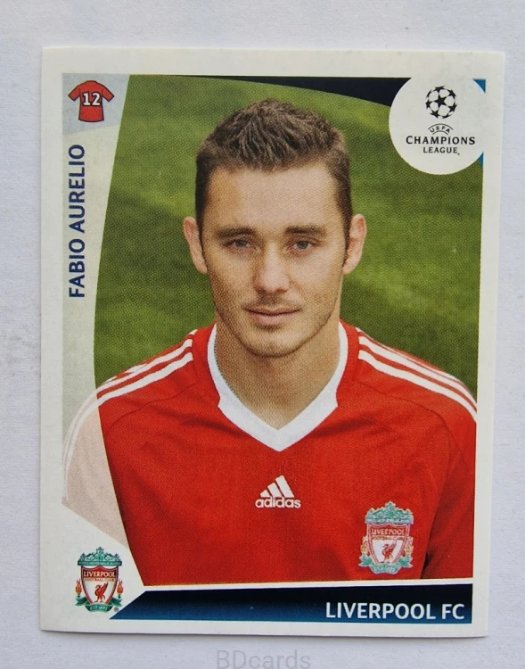 2009-10 Panini Champions League Fabio Aurelio Liverpool /CL