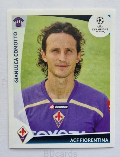 2009-10 Panini Champions League Gianluca Comotto Fiorentina /CL