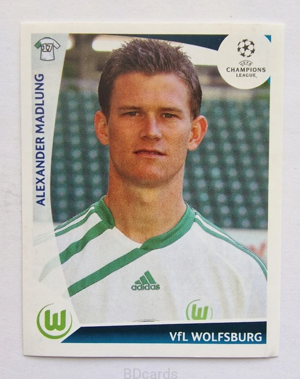 2009-10 Panini Champions League Aleksander Madlung VFL Wolfsburg /CL