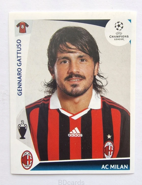 2009-10 Panini Champions League Gennaro Gatuso AC Milan /CL