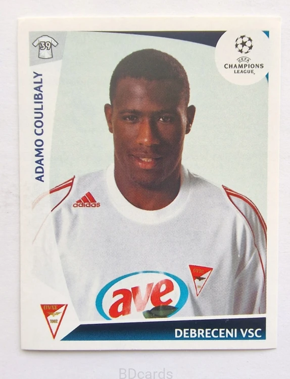 2009-10 Panini Champions League Adamo Coulibaly Debreceni /CL