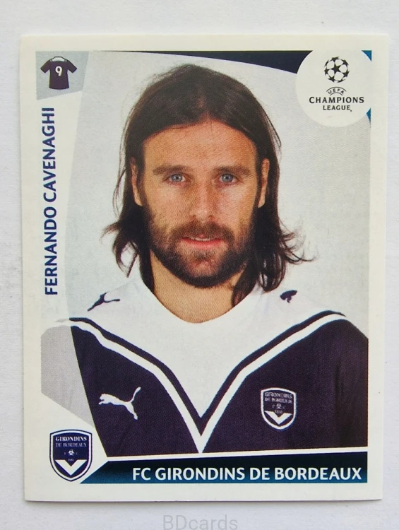 2009-10 Panini Champions League Fernando Cavenaghi Girondins Bordeaux /CL