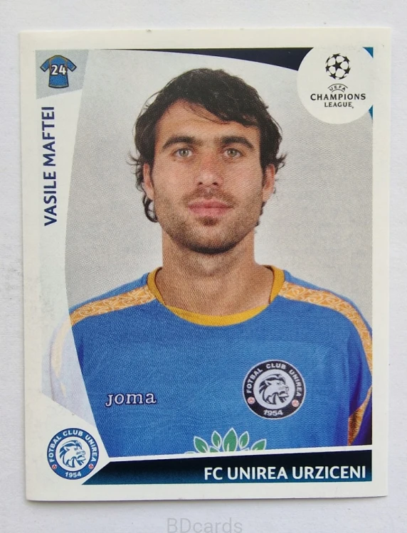 2009-10 Panini Champions League Vasile Maftei Fc Unirea Urziceni /CL