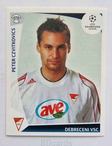2009-10 Panini Champions League Peter Czvitkovics Debreceni VSC /CL