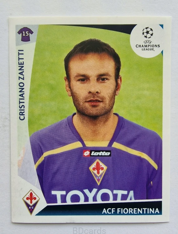 2009-10 Panini Champions League Cristiano Zanetti Fiorentina /CL