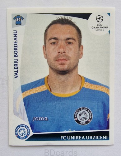 2009-10 Panini Champions League Valeriu Bordenau FC Unirea Urziceni /CL