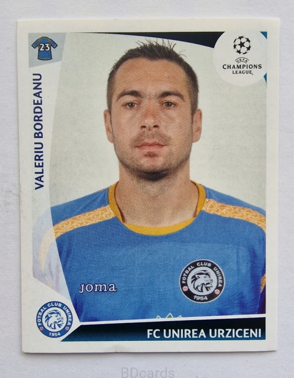 2009-10 Panini Champions League Valeriu Bordenau FC Unirea Urziceni /CL