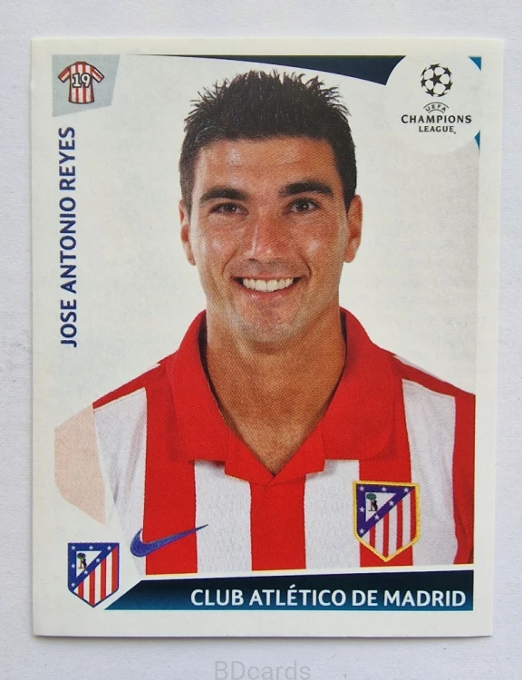 2009-10 Panini Champions League Jose Antonio Reyes Atletico Madryt /CL