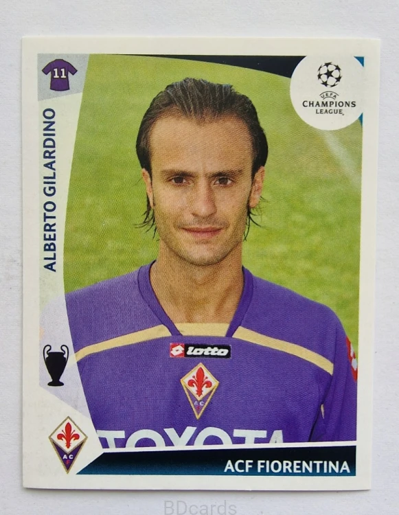 2009-10 Panini Champions League Alberto Gilardino Fiorentina /CL