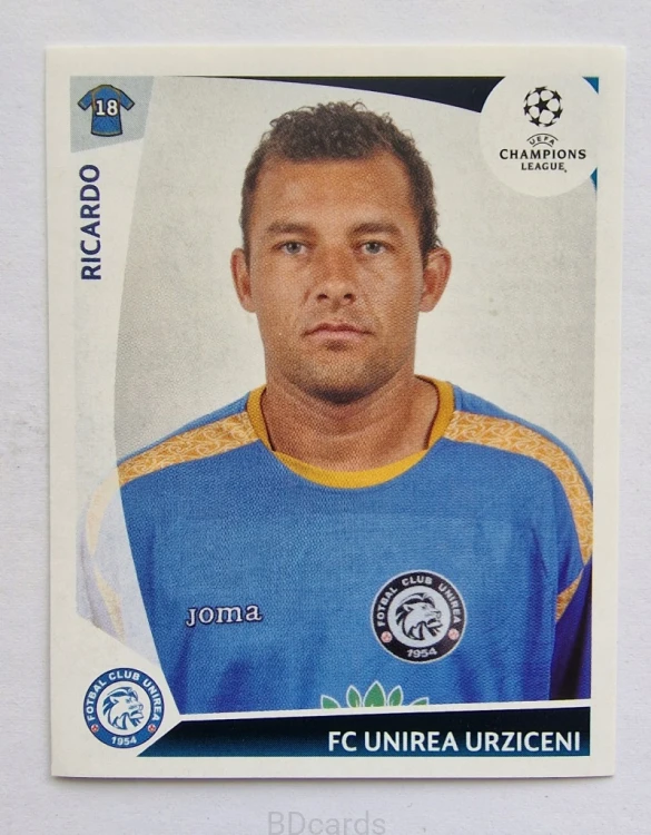 2009-10 Panini Champions League Ricardo Fc Unirea Urziceni /CL
