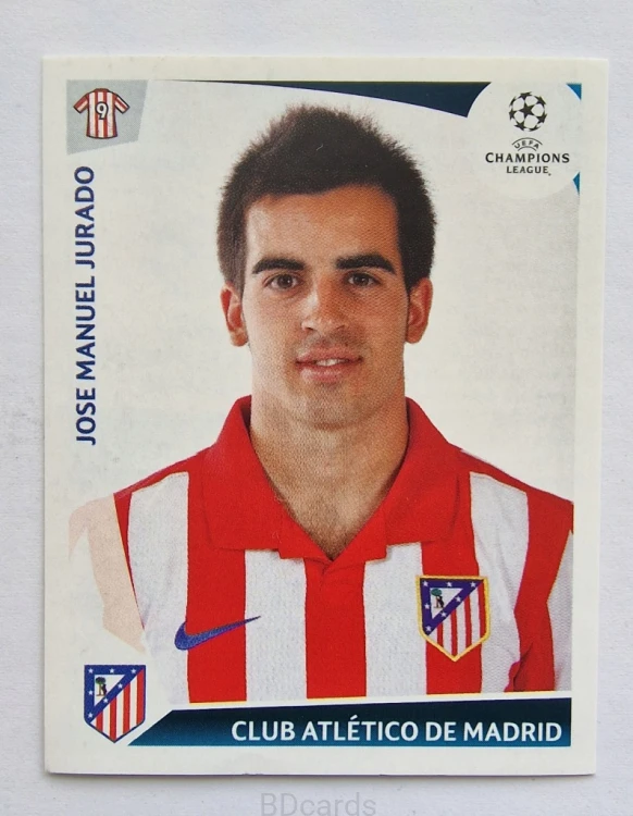 2009-10 Panini Champions League Jose Manuel Jurado Atletico Madryt /CL