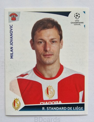 2009-10 Panini Champions League Milan Jovanovic Standard Liege /CL