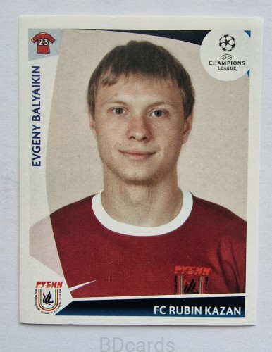 2009-10 Panini Champions League Evgeny Balyaikin Fc Rubin Kazan /CL