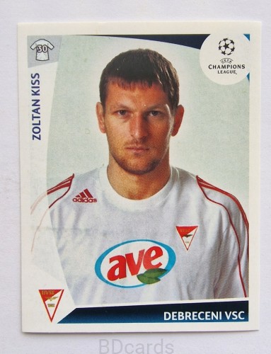 2009-10 Panini Champions League Zolstan Kiss Debreceni /CL