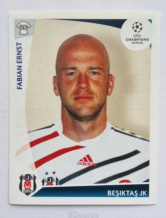 2009-10 Panini Champions League Fabian Ernst Besiktas /CL