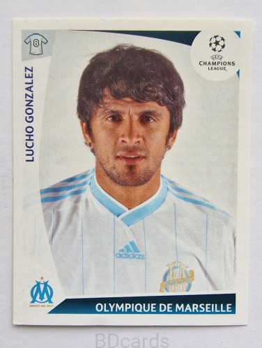 2009-10 Panini Champions League Lucho Gonzalez Olympique Marsylia /CL
