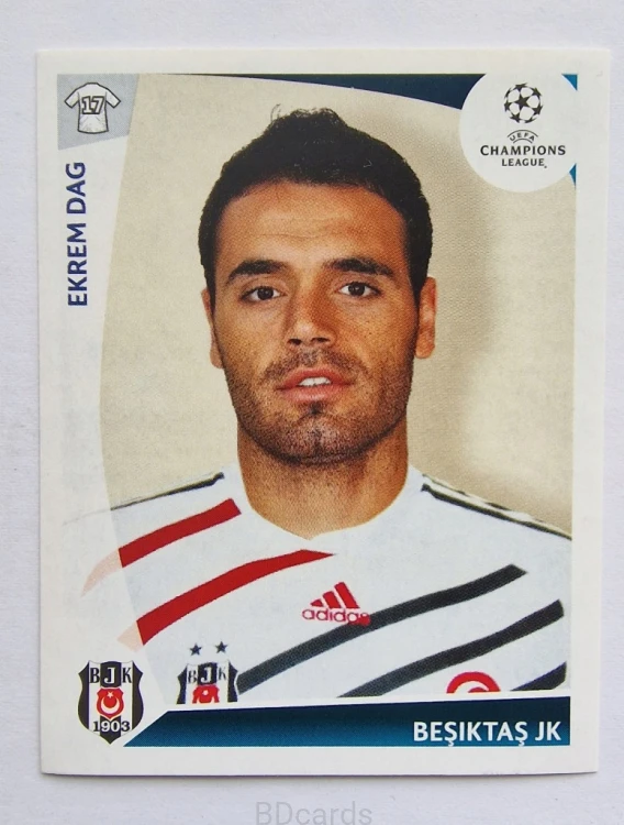 2009-10 Panini Champions League Ekrem Dag Besiktas /CL