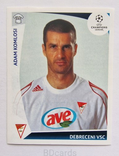 2009-10 Panini Champions League Adam Komlosi Debreceni VSC /CL