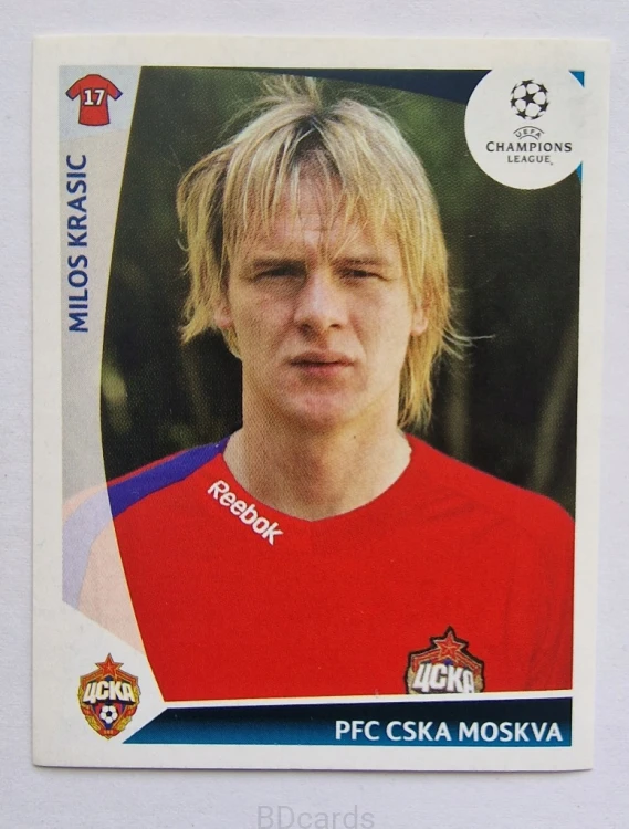 2009-10 Panini Champions League Milos Krasic CSKA Moskva /CL