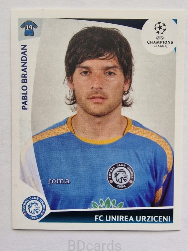 2009-10 Panini Champions League Pablo Brandan Unirea Urziceni /CL