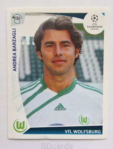 2009-10 Panini Champions League Andrea Barzagli VFL Wolfsburg /CL