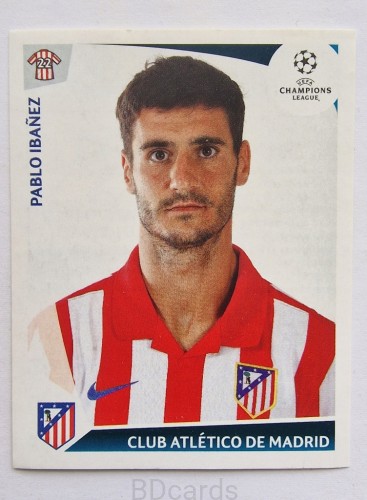 2009-10 Panini Champions League Pablo Ibanez Atletico Madryt /CL