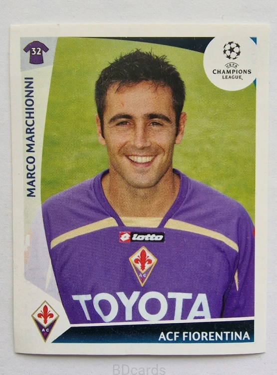 2009-10 Panini Champions League Marco Marchioni Fiorentina /CL