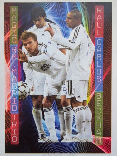 2025 Karta Beckham Raul Carlos Real Madryt Magic Trio Limited Edition /BD28