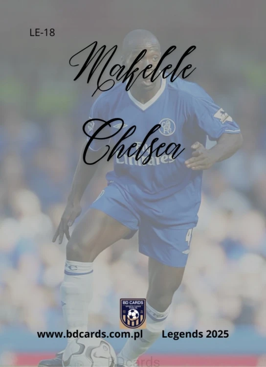 2025 Karta Legends Claude Makelele Chelsea Londyn Limited Edition /BD