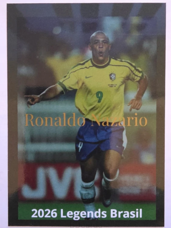 2026 Karta Ronaldo Nazario Brazylia Legend Limited Edition /BG20