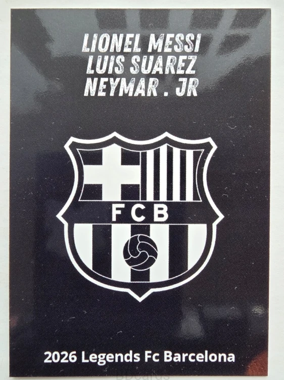 2026 Karta Messi Suarez Neymar FC Barcelona Legend Limited Edition /BG6