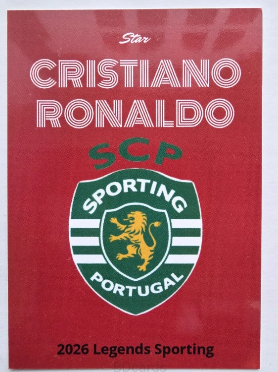 2026 Karta Cristiano Ronaldo Sporting Lizbona Star Limited Edition /BG9