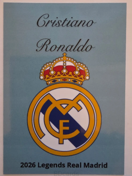 2026 Karta Cristiano Ronaldo Real Madryt Legend Limited Edition /BG29